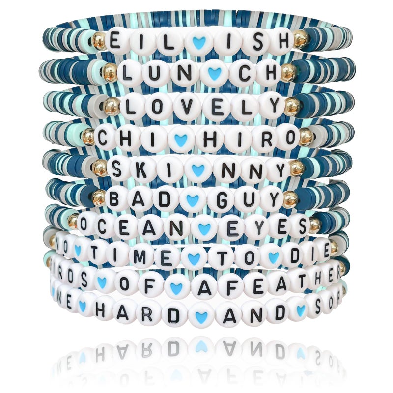 pupvus 10PCS Singer Friendship Bracelets Merch - Outfits Accessories Perfect Merchandise for Fans' Birthdays, Concert Outfits, and Party Favors, for Fans - Image 1