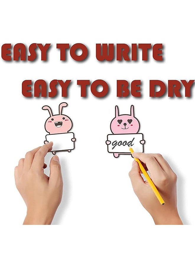 Photon Name Tags Stickers for Kids, 60 Pcs Lovely Rabbit Name Label, For design Water Bottle Lunch Box Laptop School Supplies Camping Cup - Image 5