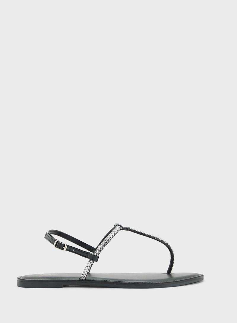 جينجر صندل ثونج لامع - Image 1