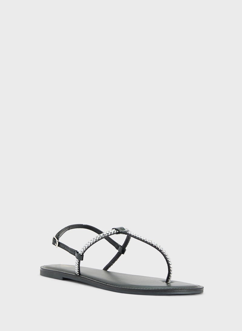 جينجر صندل ثونج لامع - Image 2