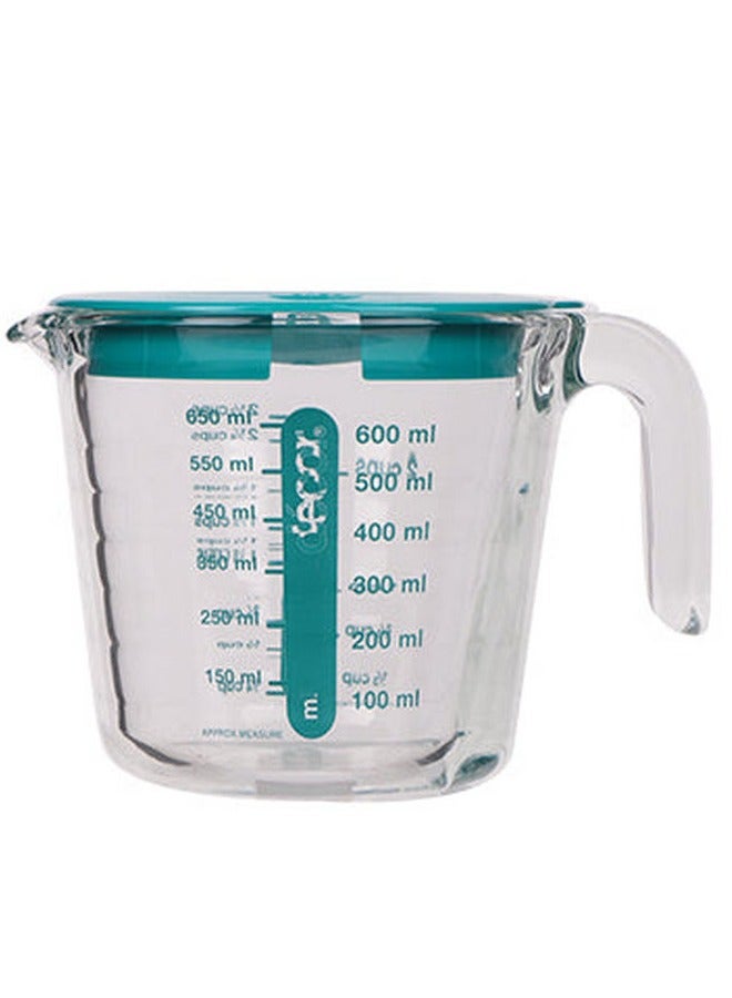 Decor Glass Measuring Jug With Lid 650 ML - Image 3