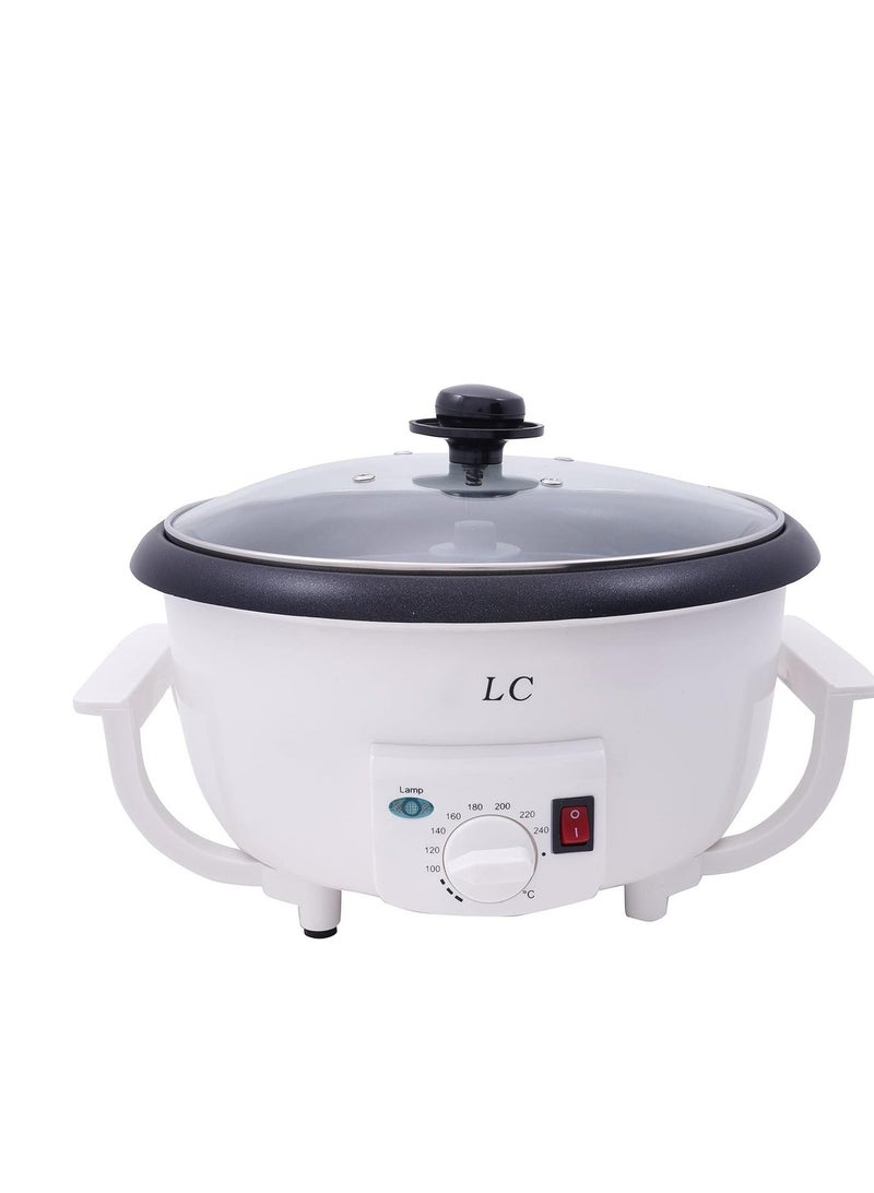 LC Electric Coffee Roaster 800W 750g Capacity White - Image 2