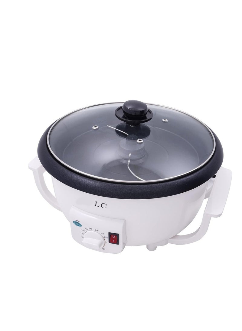 LC Electric Coffee Roaster 800W 750g Capacity White - Image 3