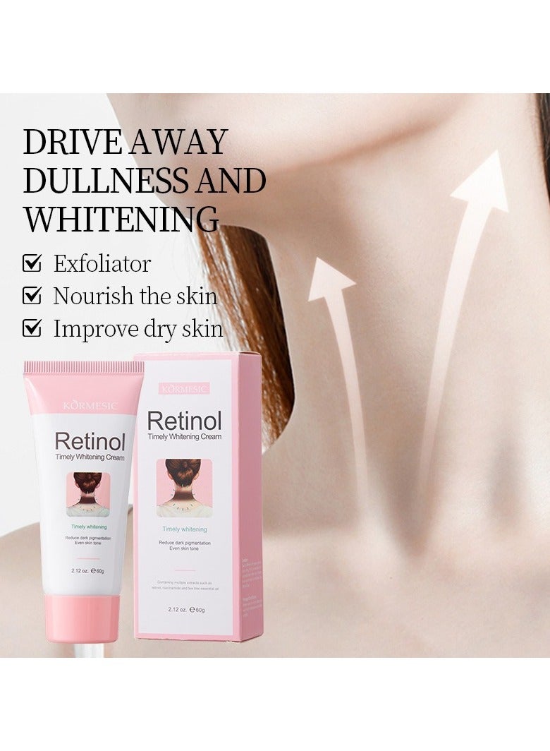 Kormesic Retinol Cream 60g - Reduce Wrinkles & Improve Skin Texture - Image 2