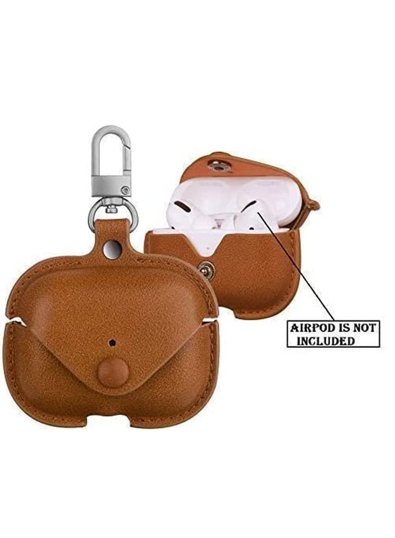 For AirPods Pro 2 Case Leather, Airpods Pro Leather Case Cover with Keychain Airpods Strap Compatible with Apple Airpods Pro 2nd Generation 2022