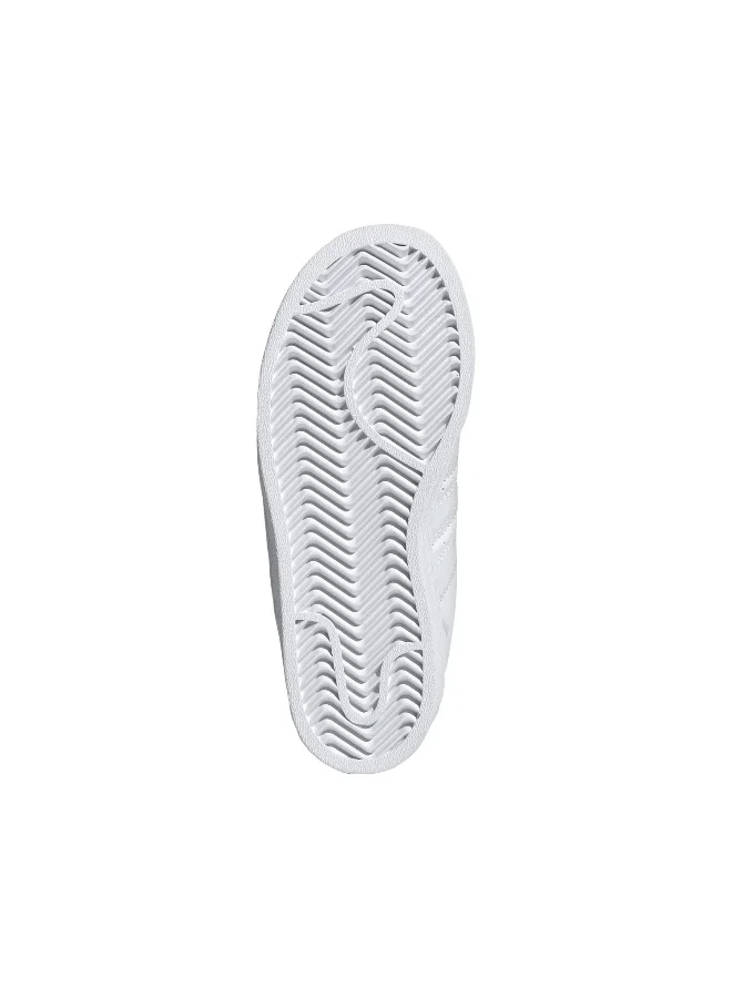 adidas سنيكرز سوبرستار بإضاءة LED للأطفال (أولاد وبنات) مقاس 2.5