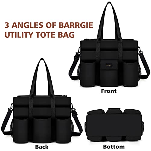 BARRGIE Utility Tote Bag for Women Multiple Pockets Teacher Tote Work Bag for Teachers|Students|Office Worker - Image 5