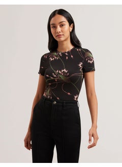 Ted Baker Printed Crew Neck T-Shirt  - Image 1