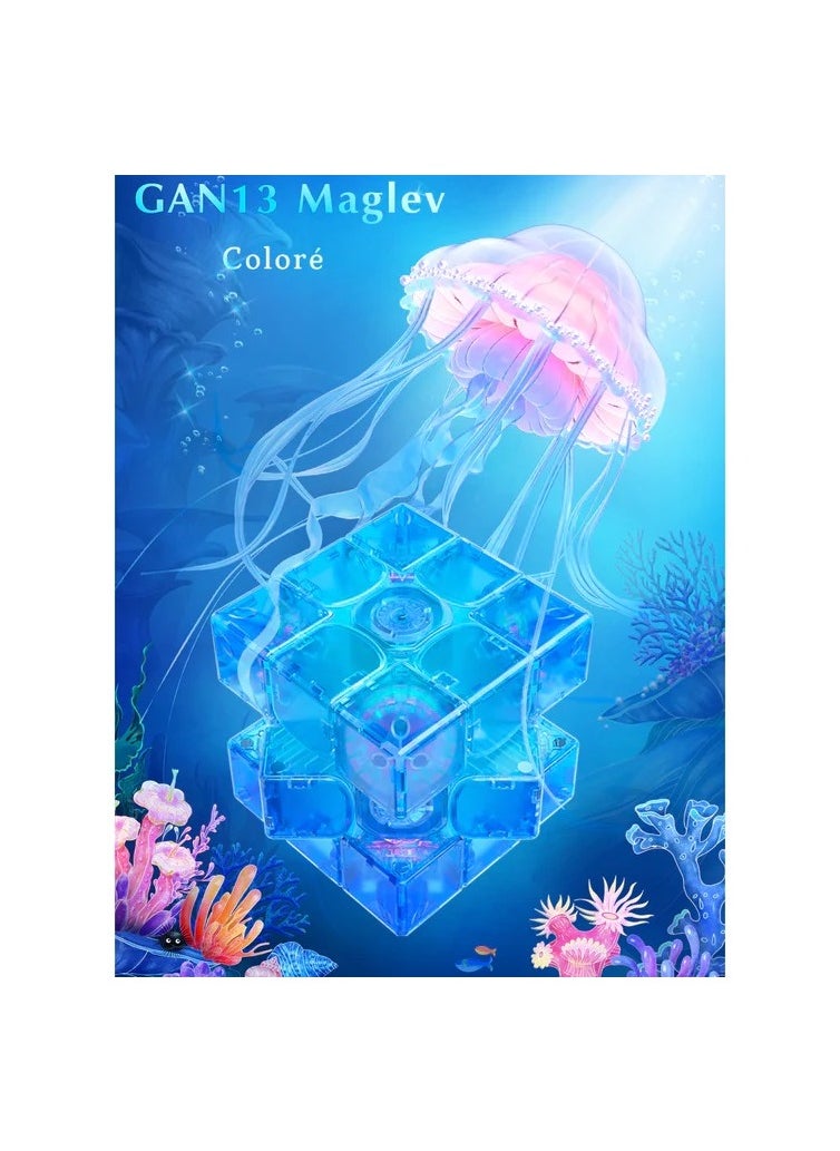 GANCUBE - GAN 13 Maglev Colore 3x3 Limited Edition Speedcube Magnetic Stickered Cube - Image 1