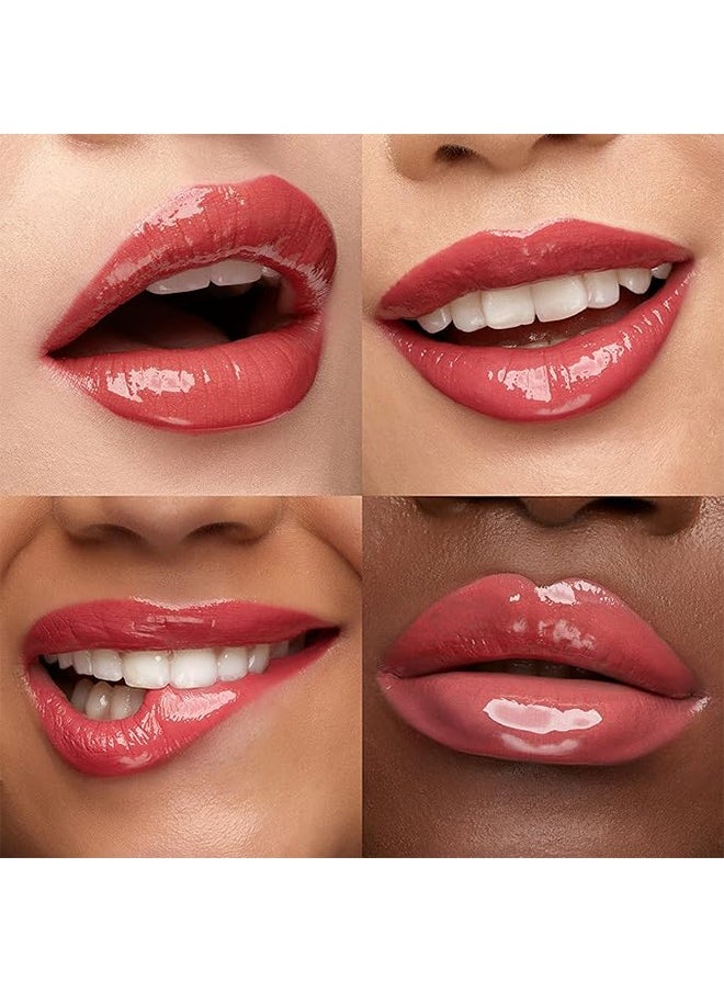 Unlimited Double Touch Matte Lipstick 108 Satin Currant Red, Double Ended Liquid Lip Gloss, Glossy Finish Long Lasting Non Sticky - 6ML