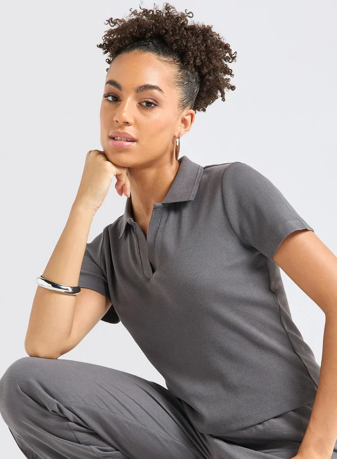Splash FAV Short Sleeve Fitted Top And Cargo Pant