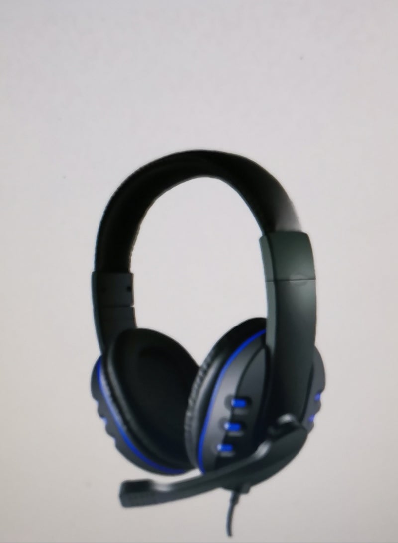 Wired headset with microphone for computer and electronic games. 3.5mm 