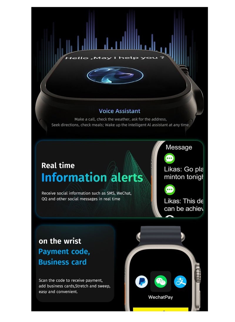 AROAQ - ZW8 Ultra MAX Smart Watch Green - Image 1