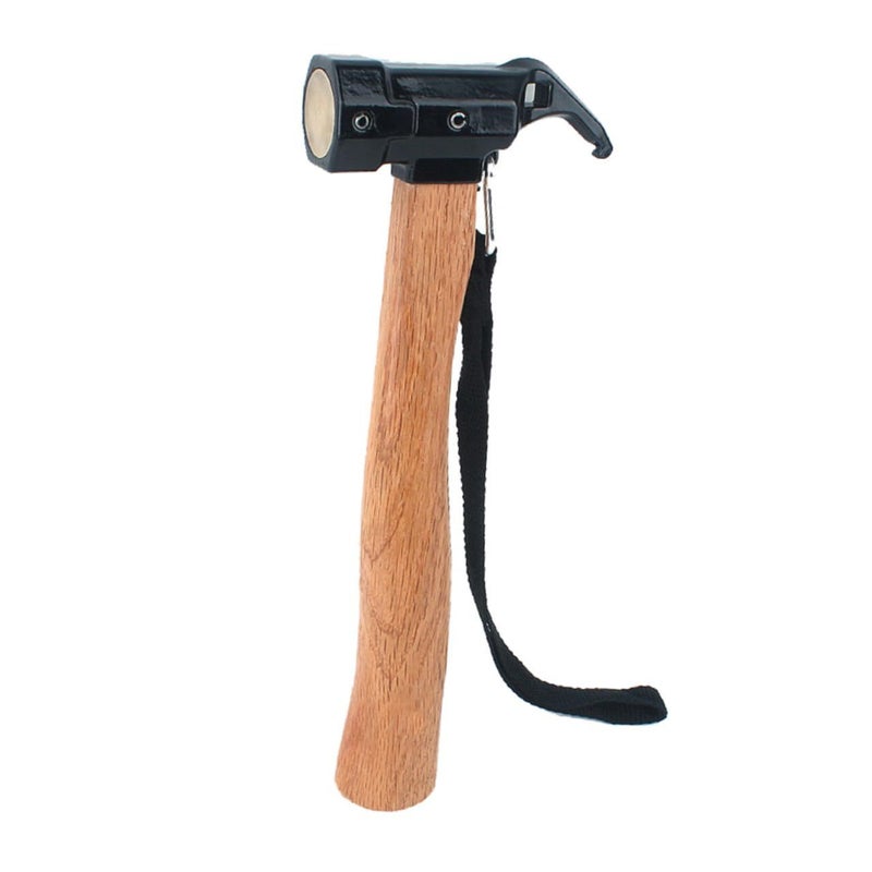 Multi Function Outdoor Tent Hammer Lightweight Camping Tool with Comfortable Handle Quadrangle Design - Image 1