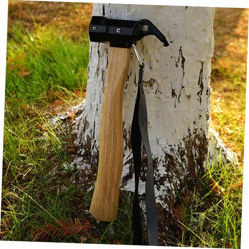 Multi Function Outdoor Tent Hammer Lightweight Camping Tool with Comfortable Handle Quadrangle Design - Image 5