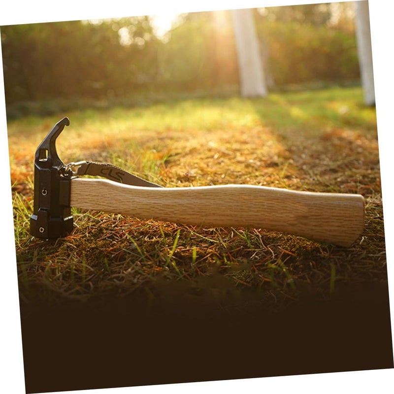 Multi Function Outdoor Tent Hammer Lightweight Camping Tool with Comfortable Handle Quadrangle Design - Image 4
