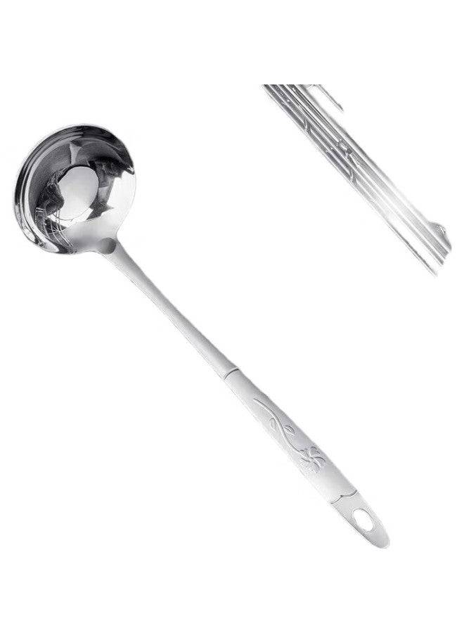MAX COOK Hot Pot Ladle Set, Thickened Stainless Steel Soup Ladle And Strainer, Rose Series Mcmg-02 - Image 2