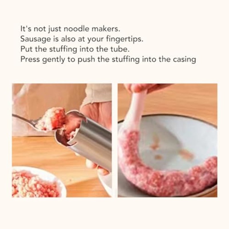 Handheld Electric Pasta Maker, 5 In1 Cordless Pasta Machine, Portable Noodle Maker with 5 Shaping Moulds, Homemade Spaghetti Machine - Image 4