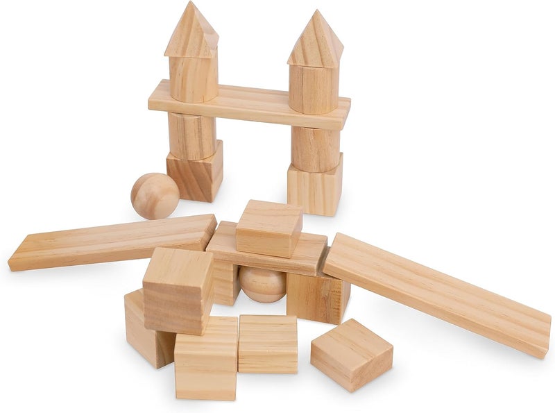 Kinderfeets Natural Mixed Blocks Set - Image 2