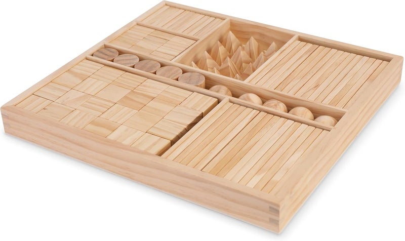 Kinderfeets Natural Mixed Blocks Set - Image 1
