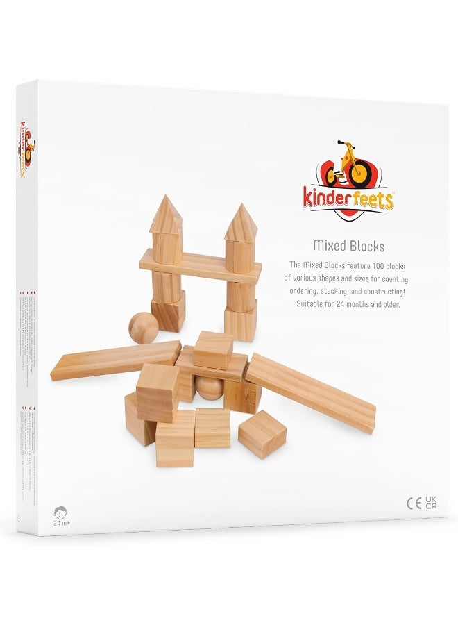 Kinderfeets Natural Mixed Blocks Set - Image 5
