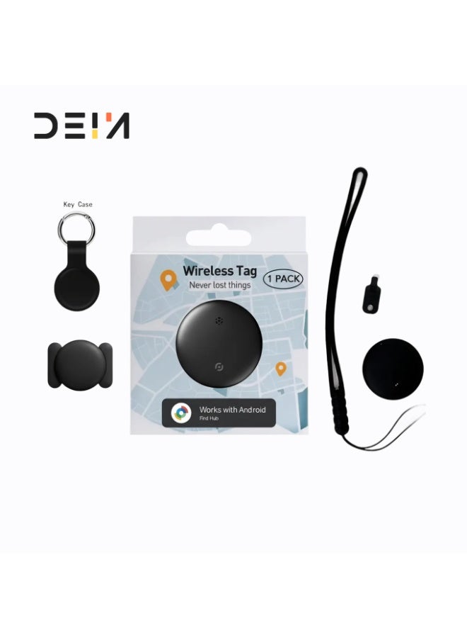 DEIN Premium Bluetooth Android Smart Tracker Bundle - Smart Tag replacement - (Android Only) - Anti-Lost Item Finder with Keychain Holder, Magnetic Mount & Protective Case - Real-Time Tracking for Pets, Cars, Luggage, Keys, Anti-Theft Device - Image 1