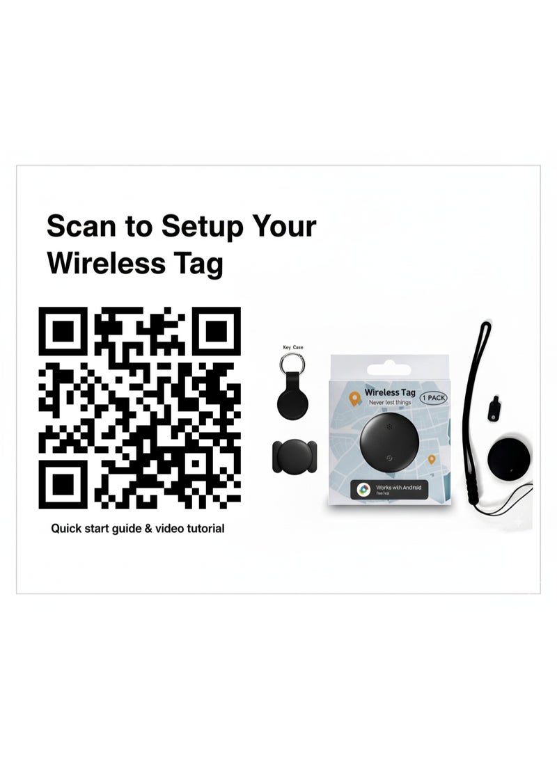DEIN Premium Android Smart Tracker Tag Bundle - Google Find My Device Compatible Bluetooth Item Finder with Keychain, Magnetic Mount & Protective Case - Image 2