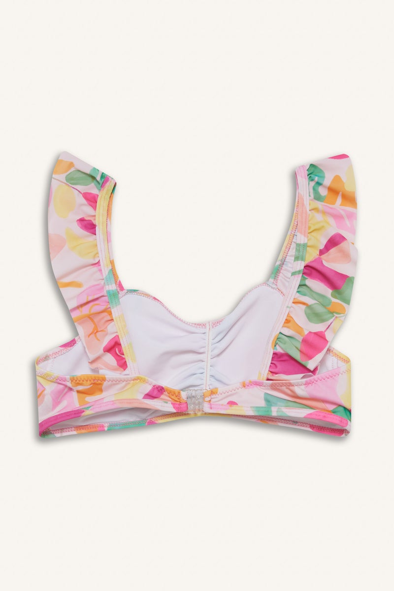 DeFacto Pink Girl Girl Patterned Bikini Set Casual - Image 5