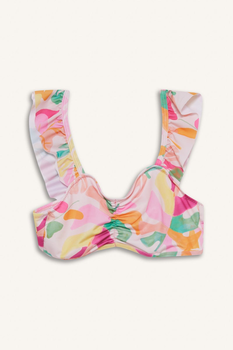 DeFacto Pink Girl Girl Patterned Bikini Set Casual - Image 2