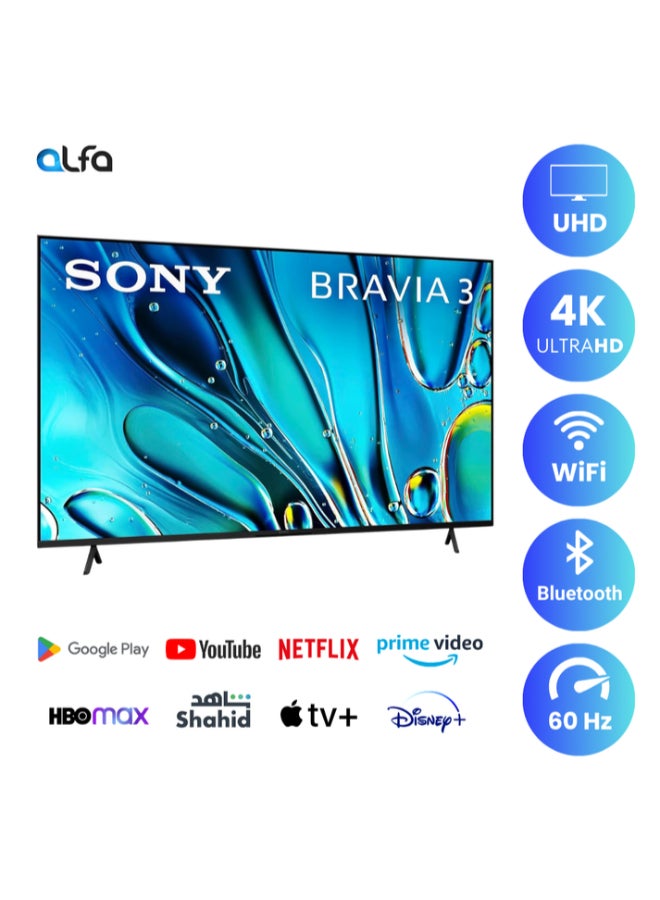 سوني تلفاز سمارت 4K ألترا إتش دي برavia 3 مقاس 43 بوصة مجدد - Image 2