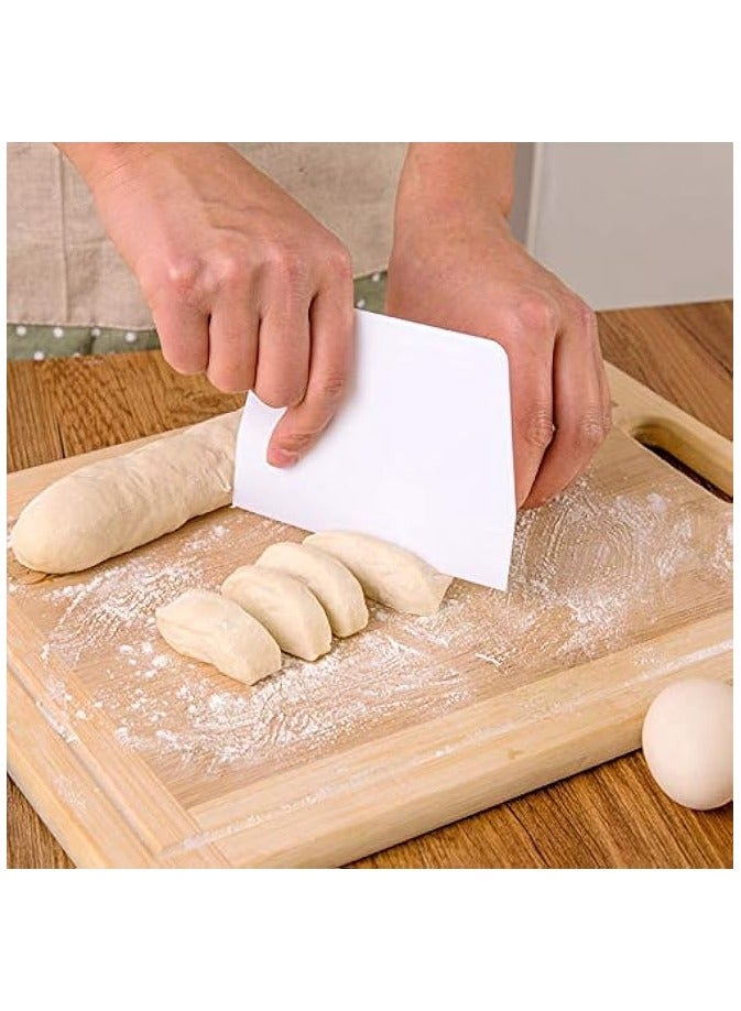 erorex Bread Proofing Basket Set - Handmade 9 Inch Round & 10 Inch Oval for Dough Rising Fermentation Baking with Dough Scraper Linen Liner Cloth Bread Lame  - Image 3