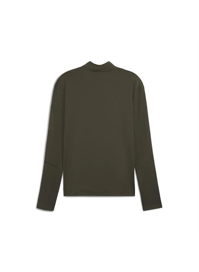 Puma Dark Olive Quarter Zip Jacket Men for Men | Best Price UAE