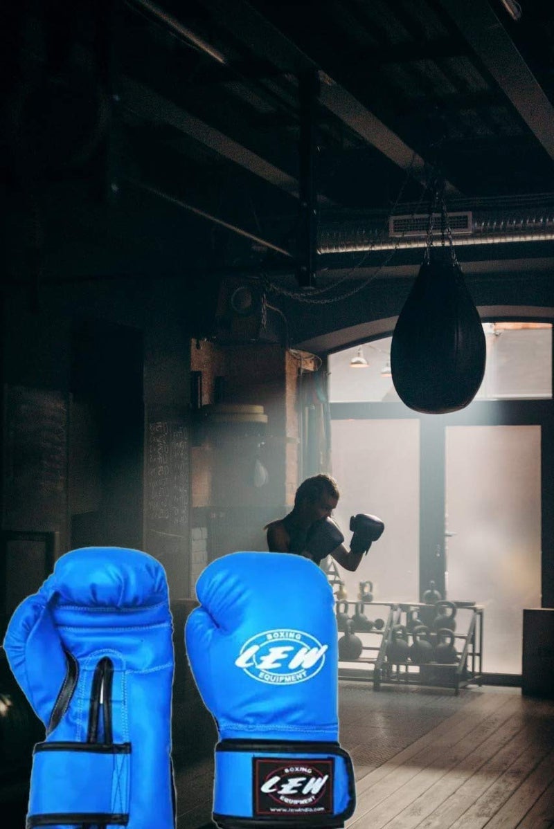 LEW Boys Flock Filled Training Boxing Gloves - Image 3