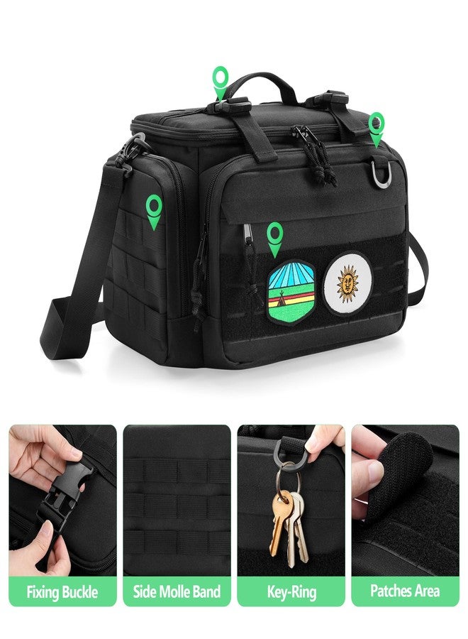 PGmoon Tactical Console Carrying Case Compatible with Xbox Series X, Travel Carry Case Bag with Multi-Pockets for Controllers, Discs & More Accessories (Patent Design) - Image 4