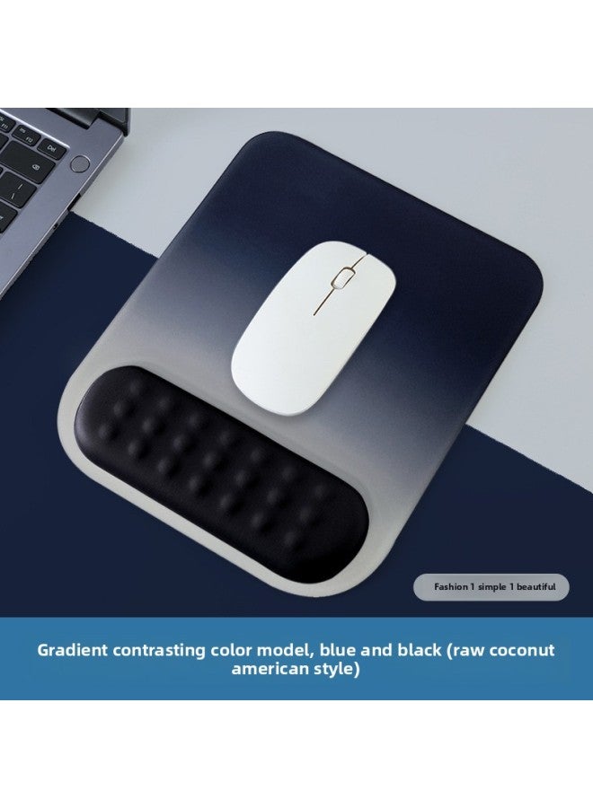Loquat Mouse Pad Wrist Guard Mouse Pad Wrist Guard Girls Wrist Rest Hand Rest Pad Mouse Pad Wrist Pad Wrist Pad Customization-Color:Wrist Protection 【gradient Blue And Black】 Raised Dot Massage Feeling