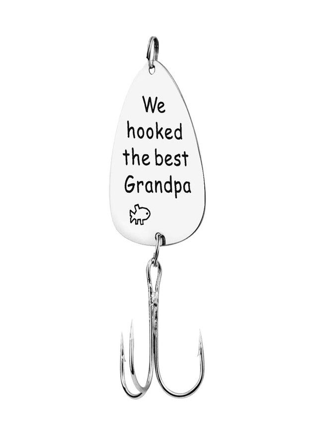 Baipilu for Grandpa Papa Grandfather Gift from Granddaughter Grandson We Hooked The Best Grandpa Fishing Lure Fisherman Present for Christmas Birthday from Grandchildren - Image 1