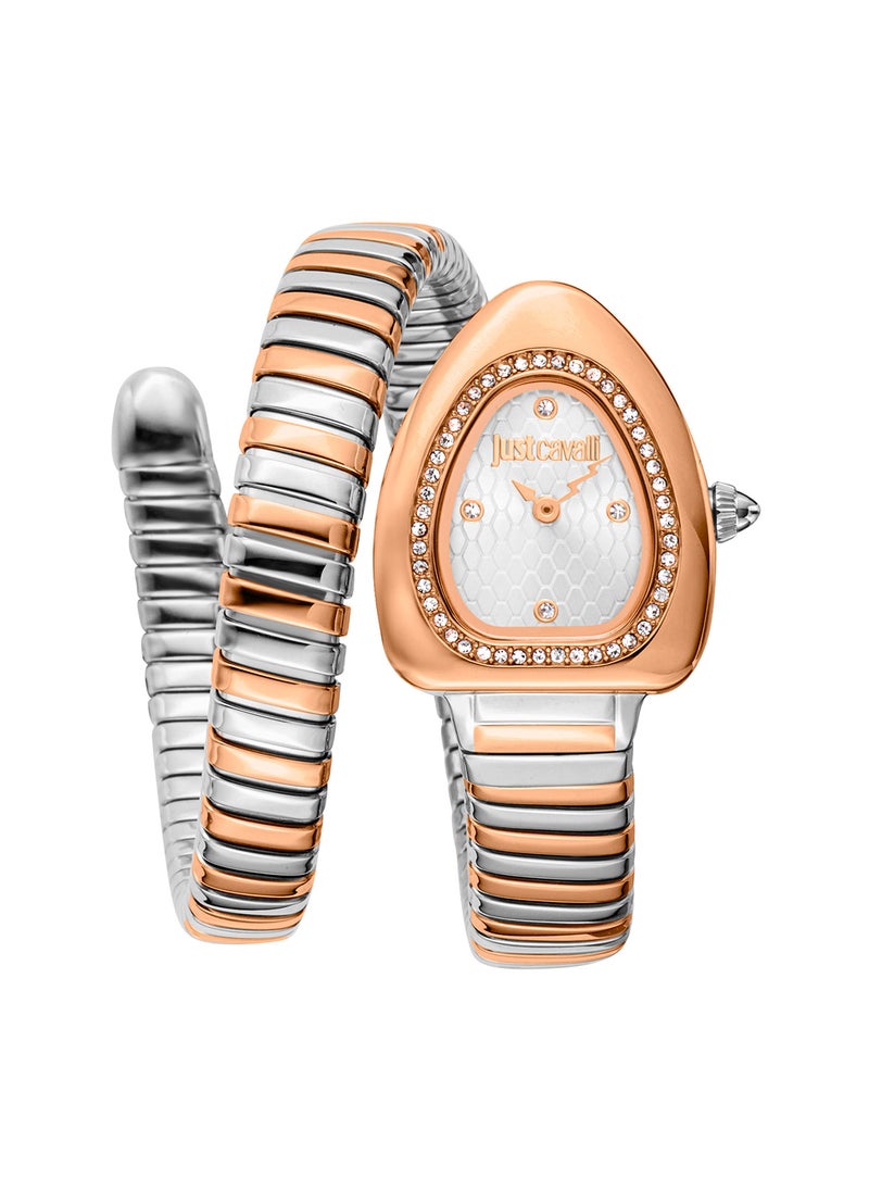 Just Cavalli - Women's Oval Shape Stainless Steel Wrist Watch JC1L249M0065 - 22 Mm - Image 1