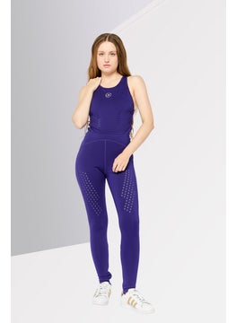 adidas By Stella McCartney Women Sportswear Fit Sleeveless Outdoor Jumpsuits, Blue  - Image 2