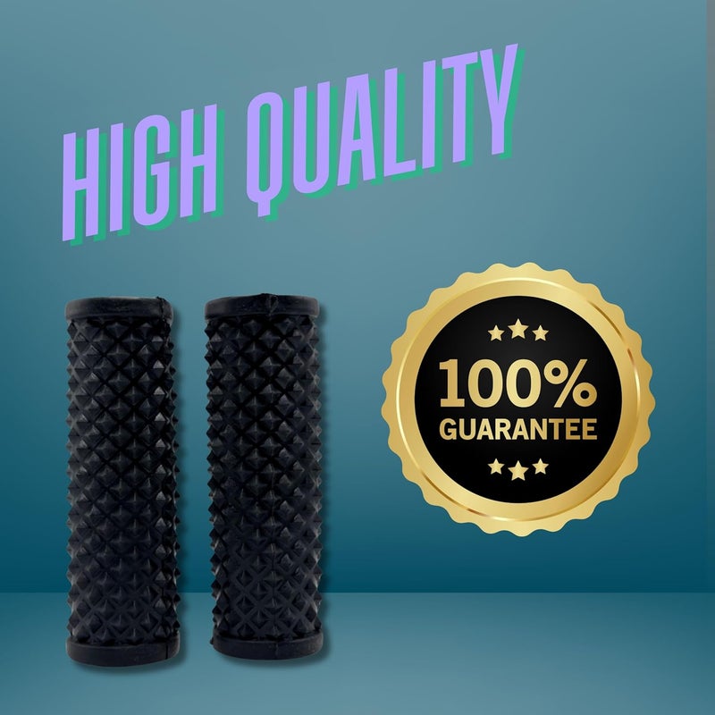 ZENITH Universal Scooty, Motorcycle Soft Rubber Handle Grip Cover & Gear Shift Cover Combo Comfort for Honda Activa,Yamaha, Bajaj, Hero (BLACK DOTTED + GEAR SHIFT COVER 2PC) - Image 4
