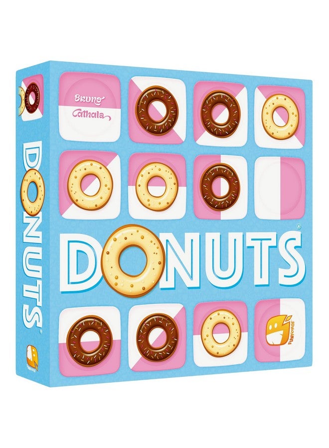 Funforge: Donuts - The Tasty & Tactical Clash for 2 Players, Placement Board Game, Abstract Adult & Family Game, Ages 8+, 10-15 Min - Image 1