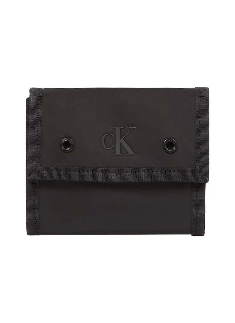 Calvin Klein Jeans Men's Wallet, Black - Recycled Polyester