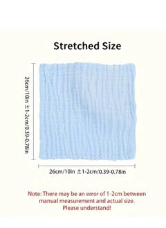 Little tots 5pcs Soft & Absorbent 6-Layer Muslin Cotton Baby Washcloths - Perfect For Sensitive Skin & Baby Registry Shower Assorted Color  - Image 2