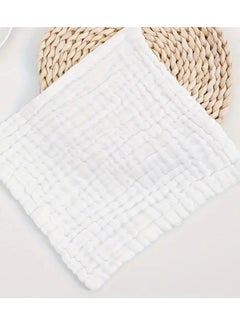 Little tots 5pcs Soft & Absorbent 6-Layer Muslin Cotton Baby Washcloths - Perfect For Sensitive Skin & Baby Registry Shower Assorted Color  - Image 5