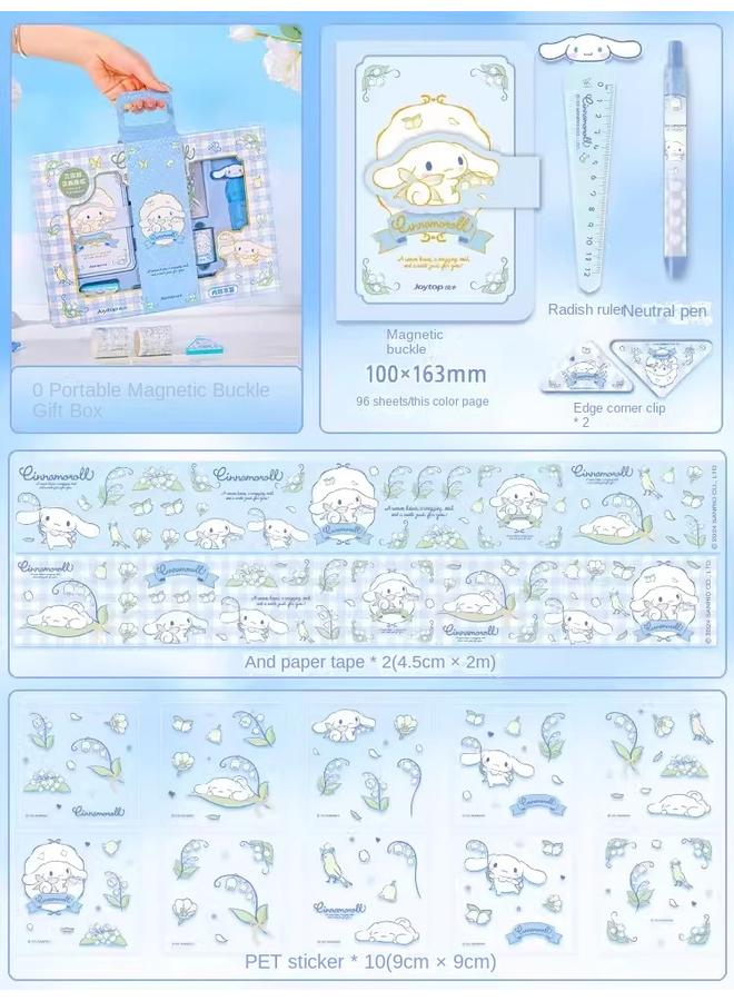 Bluejw Cute Student Hand Account Book Gift Box Learning Stationery Suit Children Primary School Girl Account Book Gift Award Gao Yan - Image 1