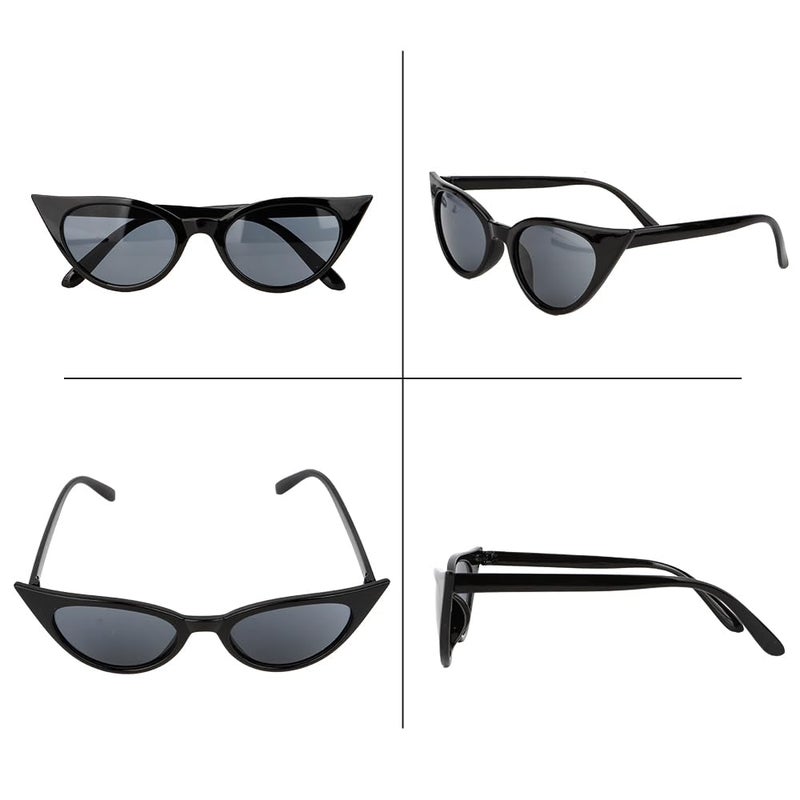 LmashRbaiw 1950s Accessories,50s Outfit for Women,Halloween Accessories for Women,Sexy Halloween Costumes,Cat Eye Glasses,50s Halloween Costumes for Cosplay Party,Hippie Costume - Image 5