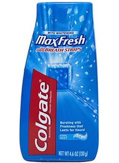 Olgate Max Fresh Liquid Toothpaste With Mini Breath Strips Cool Mint 4.6 Oz (Packaging May Vary)