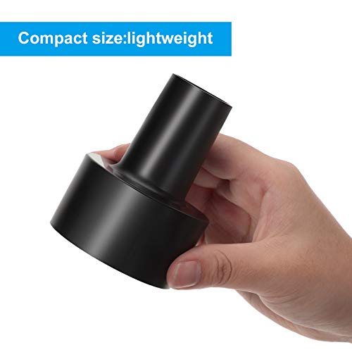 Honoson 2 Pieces 2-1/2-inch to 1-1/4-inch Universal Vacuum Hose Adapters Compatible with Shop-vac Dry Wet Black Vacuum Cleaner Adapter Replacement Accessories - Image 4