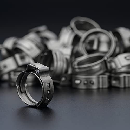 iCrimp 1/2-Inch PEX Stainless Steel Clamp Cinch Rings Crimp Pinch for ASTM F2098,50PCS - Image 3