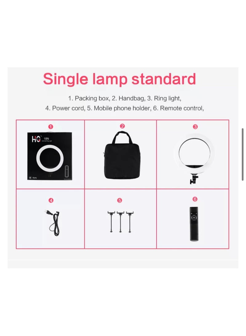 Pama 18N 18 Inch LED Photography Soft Ring Light With Tripod Stand - Image 4