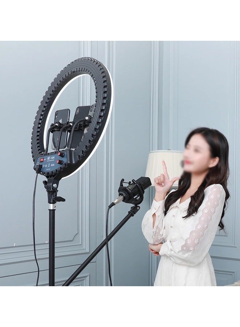 Pama 18N 18 Inch LED Photography Soft Ring Light With Tripod Stand - Image 1